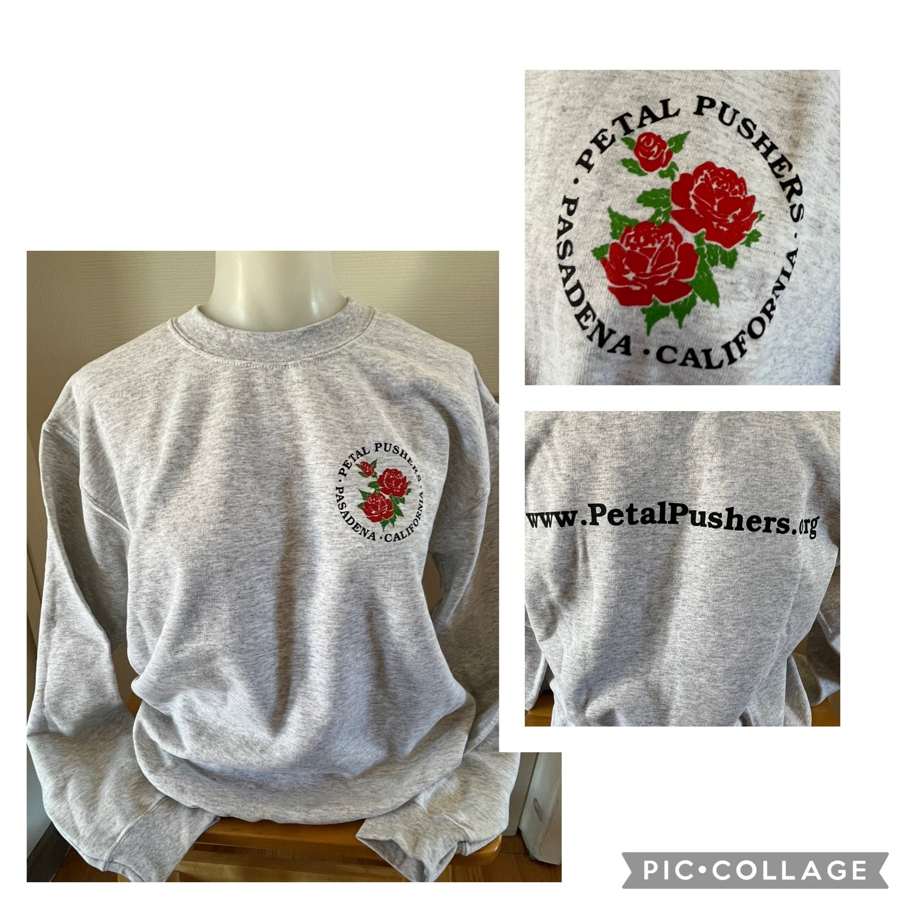 70s Vintage PETAL PUSHERS 薔薇デザイン スウェット All Petal Pushers® Clothing – Petal Pushers® Float Decorating
