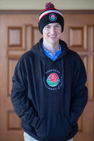 Sweatshirt: Embroidered Tournament of Roses Logo (Black)