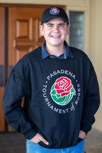 Load image into Gallery viewer, Sweatshirt: Tournament of Roses Logo Black (Screened)
